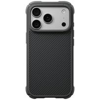 Dėklas PITAKA Cairn Case, skirtas iPhone 18 Pro / 17 Pro, juodas pilkas