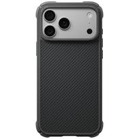 Dėklas PITAKA Cairn Case, skirtas iPhone 18 Pro Max / 17 Pro Max, juodas pilkas