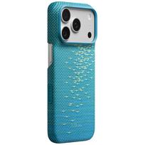 Dėklas PITAKA Edge MagSafe dėklas, skirtas iPhone 18 Pro / 17 Pro, lucid blue