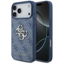 Dėklas Guess 4G Big Logo, skirtas iPhone 18 Pro Max / iPhone 17 Pro Max, mėlynas