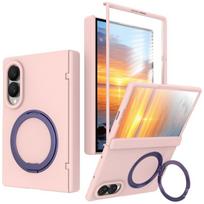Dėklas Beline Hinge 360, skirtas Samsung Galaxy Z Fold8, rožinis