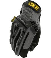 Pirštinės Mechanix M-Pact® 08 juodos/pilkos XL dydis. Velcro, TrekDry®, dirbtinė oda, delno, krumplių, Armortex®, pirštų apsauga, D30® apsauga nuo vibracijos