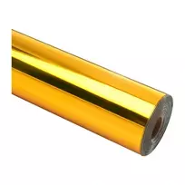 HTVRONT chromo efekto metalizuota lipni plėvelė, 30.5 cm × 90 cm, aukso spalvos