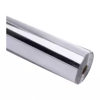 HTVRONT chromo efekto metalizuota lipni plėvelė, 30.5 cm × 90 cm, sidabro spalvos
