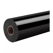 HTVRONT blizgi lipni plėvelė, 30.5 cm × 180 cm, juoda