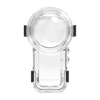 Puluz vandeniui atsparus dėklas Insta360 X5 iki 60 m su greito atsegimo laikikliu (skaidrus)
