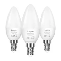 LEPRO 600059-WW-EU-3 LED lemputė, E14, C37, 4.2W (40W), 470 lm, 2700K (šiltai balta šviesa), 250°, 3 vnt. pakuotė