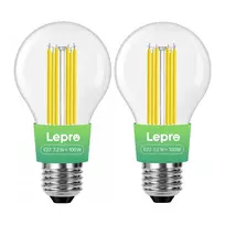 LEPRO 100094-WW-EU-2 E27 filamentinė LED lemputė, 7.2W (100W), 1521 lm, 2700K, energijos klasė A, 2 vnt. pakuotė