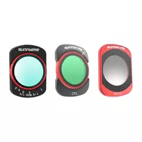 Sunnylife filtrų rinkinys Osmo Pocket 4 ir Pocket 3: VND2-32, CPL, MCUV ir Black Mist 1/4