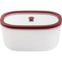 Vakuuminis maisto indelis Berkel Icon 1,4 l, stiklinis, baltas ir raudonas