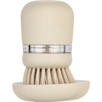 Indų plovimo šepetys su ploviklio dozatoriumi Brabantia Soft Beige