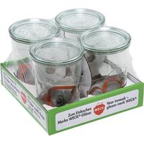 Konservavimo stiklainiai Weck Mold Jar 0,75 l, 4 vnt. rinkinys