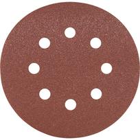 Šlifavimo diskai Makita P-43642, 125 mm, K80, 8 skylės, 50 vnt.