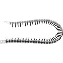 Juostiniai gipso kartono sraigtai Makita F-30913, smulkus sriegis, 3,9x25 mm, 1000 vnt., juodi