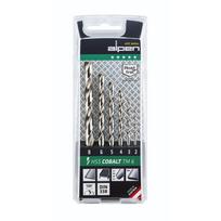 Metalo grąžtų komplektas Alpen HSS-Eco TM 6, 2–8 mm, 6 vnt.