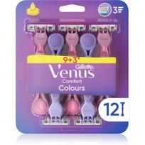 Gillette Venus Comfort Colours vienkartiniai skustuvai 12 vnt.
