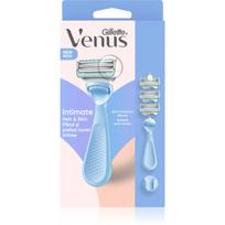 Gillette Venus Intimate moteriškas skustuvas bikinio zonos linijoms formuoti + atsarginiai peiliukai 3 vnt.