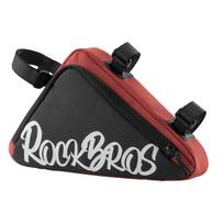 Rockbros G002 Flash Journey trikampis dviračio rėmo krepšys, 1.4L – spalva: raudona