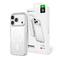 AmazingThing Minimal Mag atsparus smūgiams dėklas 3 objektyvams, skirtas iPhone 18 Pro, su dirželio tvirtinimu, suderinamas su MagSafe – spalva: skaidri