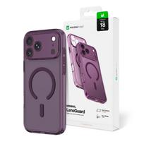 AmazingThing Minimal Mag Lens dėklas, skirtas iPhone 18 Pro, su kameros dangteliu ir dirželio tvirtinimu, suderinamas su MagSafe – violetinis