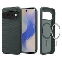 Spigen Liquid Air Mag MagSafe dėklas, skirtas Google Pixel 11 Pro XL, tamsiai žalias