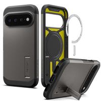 Spigen Tough Armor Mag MagSafe dėklas, skirtas Google Pixel 11 Pro XL, tamsiai pilkas
