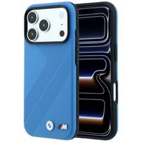 BMW M Tire Track Metal Logo MagSafe Case for iPhone 17 Pro / 18 Pro - Blue