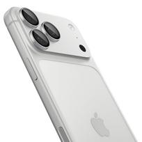 Spigen Optik Pro GLAS.TR EZ FIT 2 vnt. grūdintų kameros apsauginių stiklų rinkinys, skirtas iPhone 18 Pro / 18 Pro Max, sidabrinis
