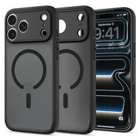 Spigen Ultra Hybrid MagSafe dėklas, skirtas iPhone 18 Pro / 17 Pro, matinis juodas