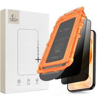 Tech-Protect Quick Set Spy+ 2 vnt. privatumo apsauginių stiklų rinkinys, skirtas iPhone 18 Pro Max