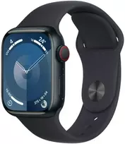 Atnaujintas Apple Watch Series 9 41mm GPS + Cellular Aluminum / Midnight (būklė kaip naujas)