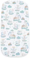 Medvilninė paklodė vežimėliui New Baby Dragon 35x75 cm