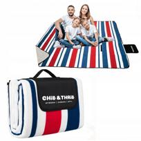 Chill&thill Pikniko pledas paplūdimiui, didelis, atsparus vandeniui, sodo kilimėlis Xxl 200x200cm