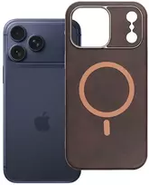 Dėklas Oem Case for iPhone 18 Pro Max / 17 Pro Max Gentleman Mag Cover compatible with MagSafe ruda