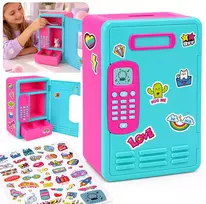 Jokomisiada Interactive Locker Money Box Password Safe Music Maths Game ZA6355