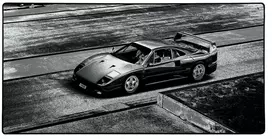 Pelės kilimėlis "LIT Pelės kilimėlis" Ferrari F40 - 900x400x3 mm