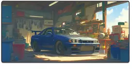 Pelės kilimėlis "LIT Pelės kilimėlis" Gerald's GTR R34 - 1200x600x3mm