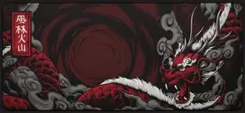 Pelės kilimėlis "LIT Pelės kilimėlis" Dragon - 900x400x3 mm