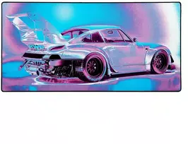 Pelės kilimėlis "LIT Pelės kilimėlis" Vaporwave Porsche - 900x400x3mm