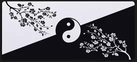 Pelės kilimėlis "LIT Pelės kilimėlis" Yin Yang - 900x400x3 mm