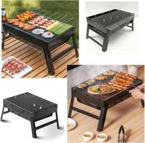 Didelis nešiojamas sulankstomas grilis, lengvas 44 cm skersmens grilio įrankiai skirti Bbq, maisto gaminimui lauke, stovyklavimui, žygiams, iškyloms, bagažinės dangčio vakarėliams, kelionėms su kuprine, vakarėliams
