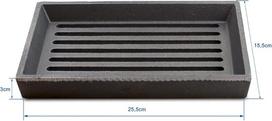 Grillrostprofi Židinio grotelės pelenų grotelės 15,5 x 25,5 cm oranžinei krosnelei