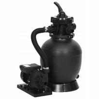 Smėlio filtras su siurbliu baseinui 400w, 45x30x64,6 cm, juodas