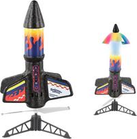 Raketų žaislas laukui – raketų paleidimo įrenginys su parašiutu, motorizuota raketa vaikams, žaislas laukui 8–14 metų