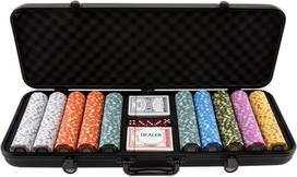 500 dalių Crown Casino molinių pokerio žetonų rinkinys, Jpc
