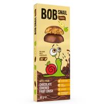 Bob Snail Obuolių ir kriaušių užkandis belgiškame šokolade, Be cukraus - 30 g