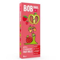 Bob Snail „ Rollsy“ obuolių ir braškių užkandis be pridėto cukraus – 30 g