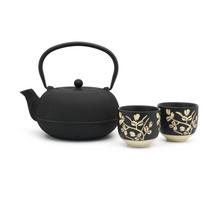 Bredemeijer Sichuan arbatos rinkinys 1,0 l su 2 puodeliais 153013, juodas