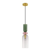 Auksinės spalvos iš stiklo kabantis šviestuvas ø 11 cm Murano – Nova Luce