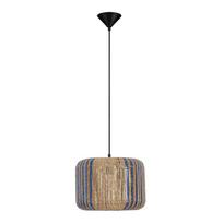 Mėlynos spalvos/natūralios spalvos iš virvės kabantis šviestuvas ø 33 cm Abby – Nova Luce